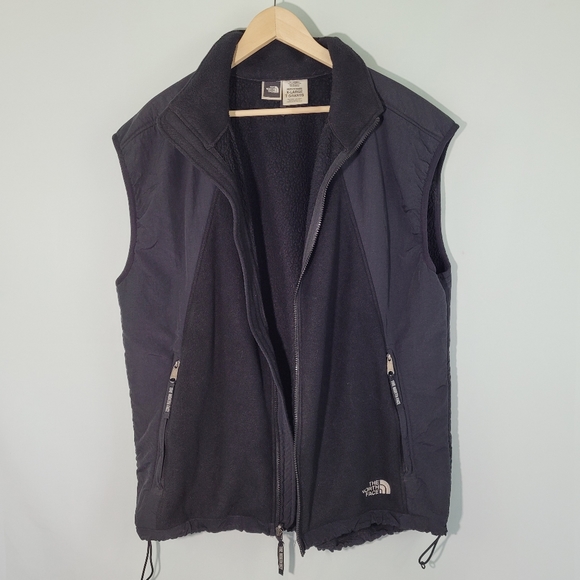 The North Face Polartec Black Full-Zip Fleece Front Pockets Vest Size XL/TG - Picture 2 of 14